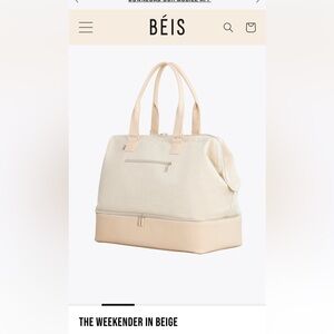 Beis weekender bag